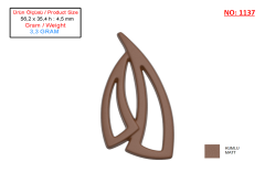 1137 - Moule à Feuilles Décoratives