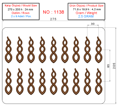 1138 - Decorative Ivy Mold
