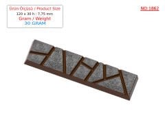 1862 - Polycarbonate Chocolate Bar Mold