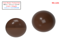 1141 - Mıknatıslı Truffle Top Kalıbı