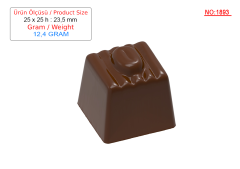 1893 - Kare Spesiyal Polikarbonat Çikolata Kalıbı