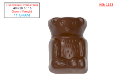 1152 - Chocolat avec figures d'animaux mixtes