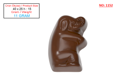 1152 - Chocolate with Mixed Animal Figures