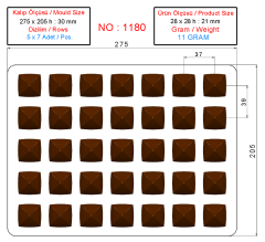 1180 - (customized mold) Special Chocolate Mold
