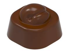 1184 - Desenli Polikarbon Çikolata Kalıbı