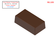 1191 - Polycarbonate Mold for Chocolate Wrapping