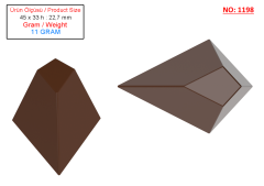 1198 - POLİKARBONAT ÇİKOLATA KALIBI