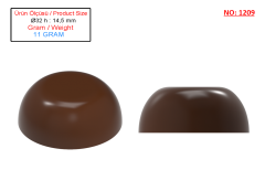 1209 - Çikolata için Polikarbonat Kalıp