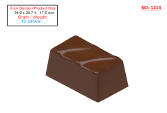 1214 - Polycarbonate Mold for Chocolate