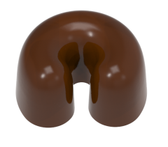 1222 - POLYCARBONATE HORSESHOE CHOCOLATE MOLD