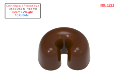 1222 - POLYCARBONATE HORSESHOE CHOCOLATE MOLD