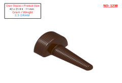 1230 - Polikarbonat Vida Çikolata Kalıbı