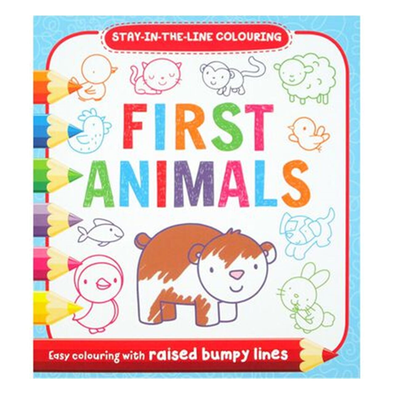 Stay In Line Colouring - First Animals