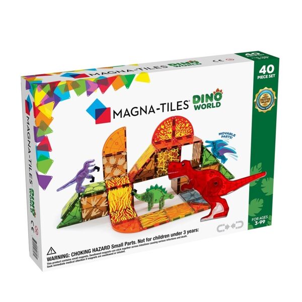 Magna Tiles Dinozor Dünyası - 40 Parça