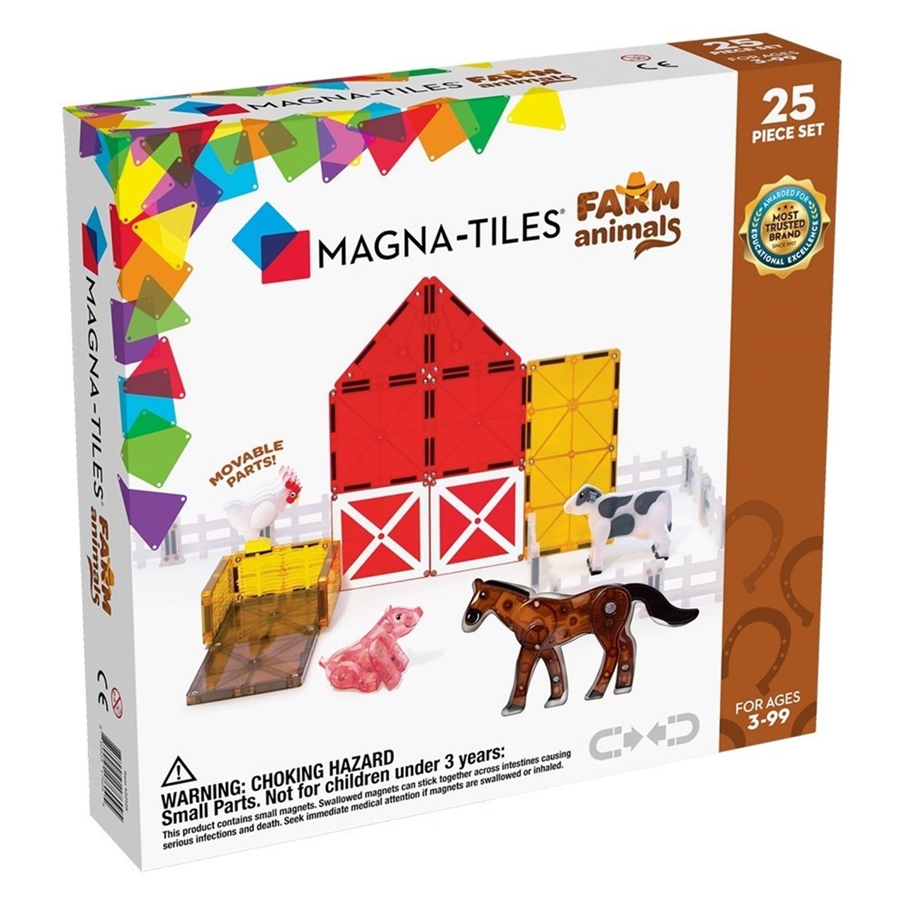 Magna Tiles Çiftlik Hayvanları - 25 Parça