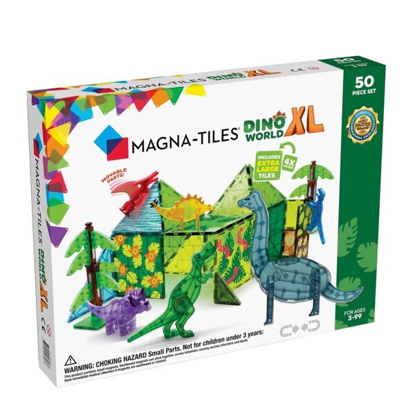 Magna Tiles Dinozor Dünyası - 50 parça XL
