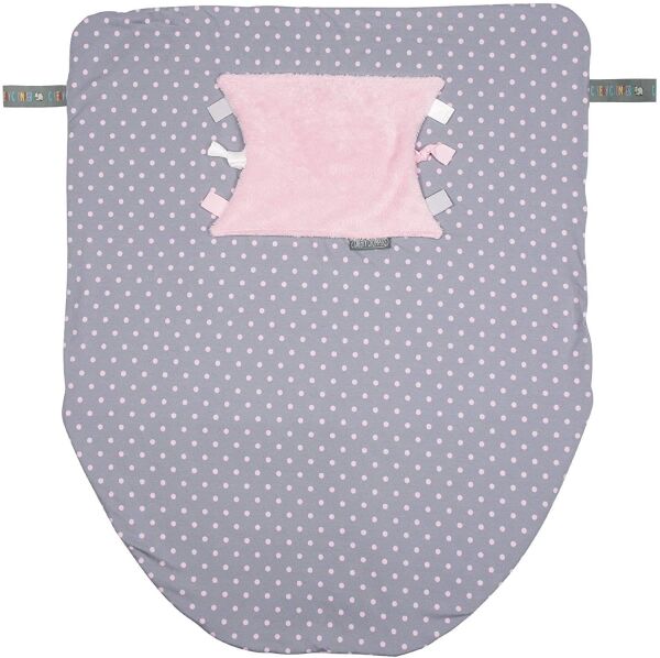 Cheeky Chompers Blanket Polka Dot Pink