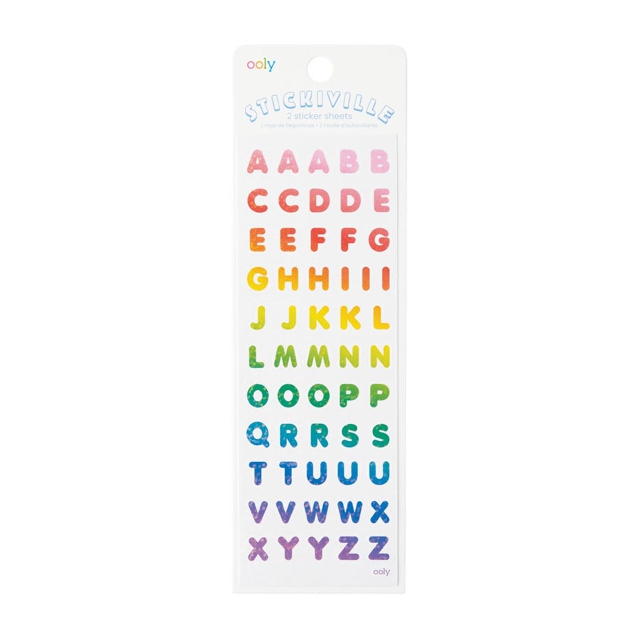 Ooly Stickiville Çıkartmalar - Rainbow Letters