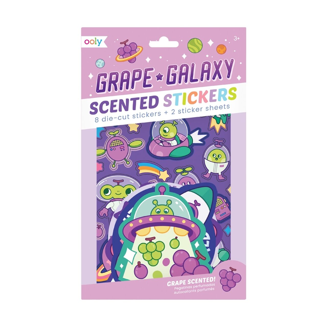 Ooly Kokulu Sticker Seti - Galaxy Grape