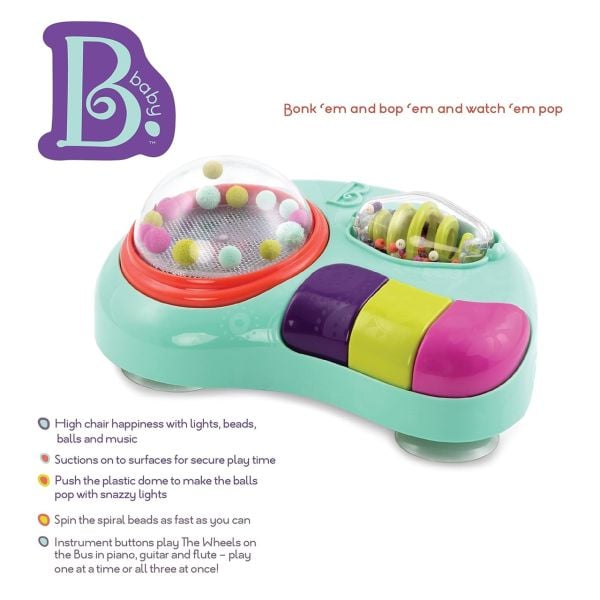 B.Toys Müzikli Oyuncak/Activity Suction Toy