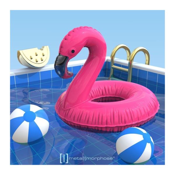 Metalmorphose Flamingo Anahtarlık