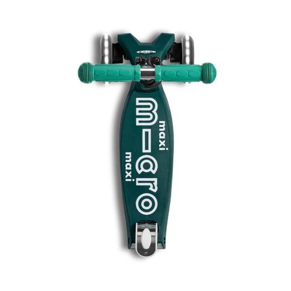 Maxi Micro Deluxe Eco Led Scooter - Green