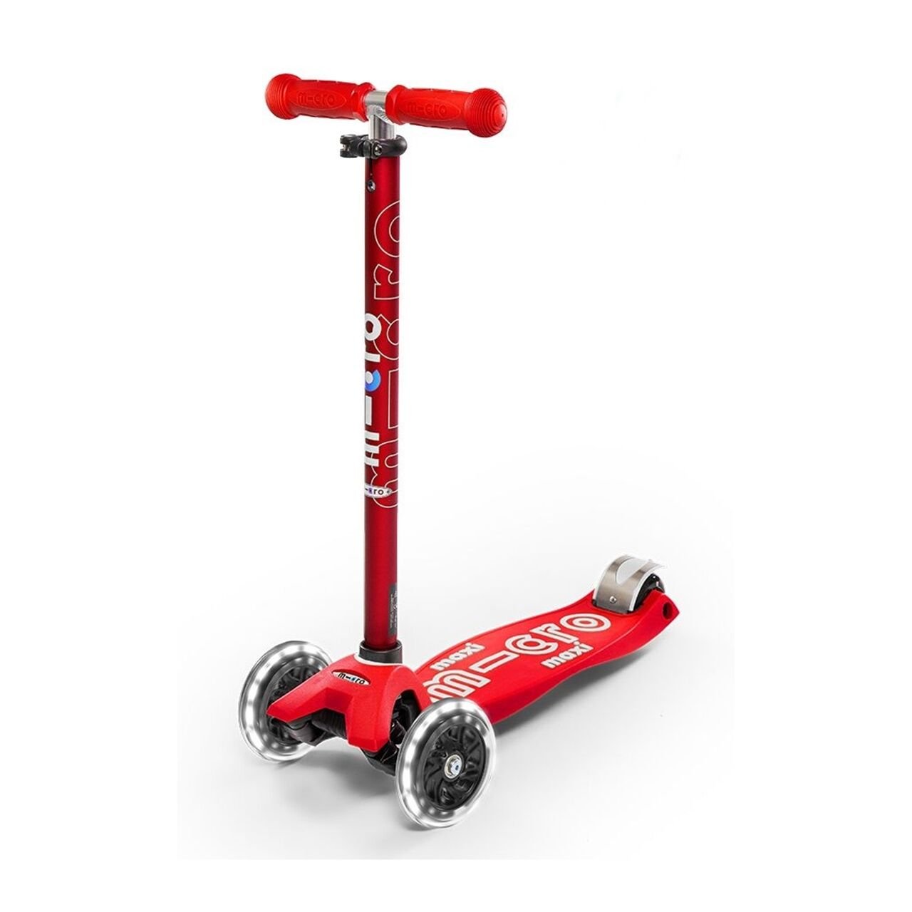 Maxi Micro Deluxe Led Scooter -  Red