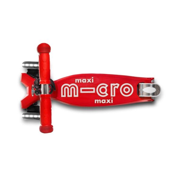 Maxi Micro Deluxe Led Scooter -  Red