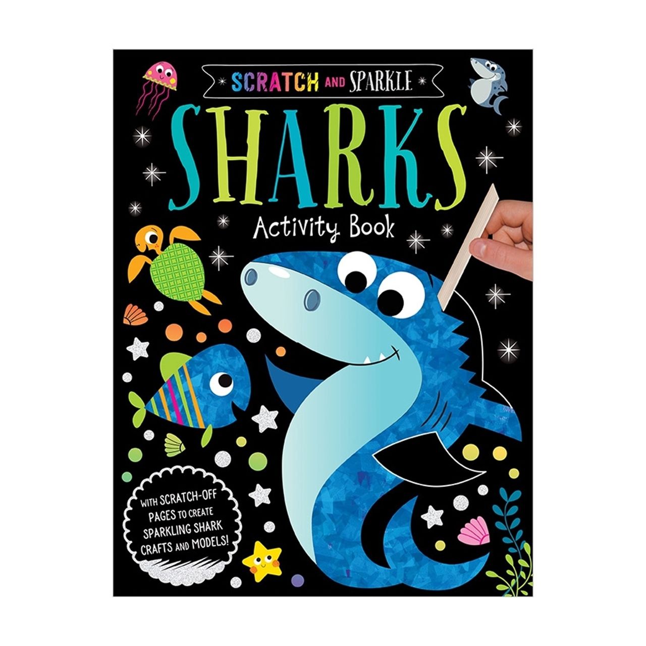 Scratch And Sparkle Sharks Activity Book