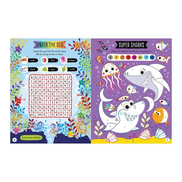 Scratch And Sparkle Sharks Activity Book