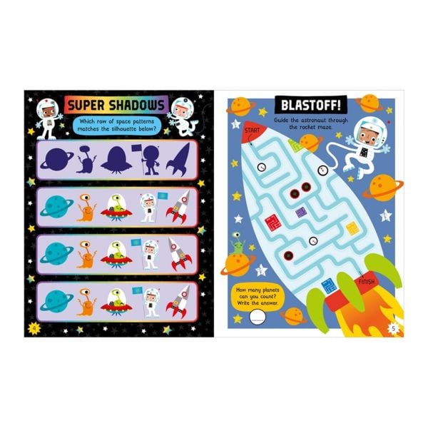 Scratch And Sparkle Space Activity Book