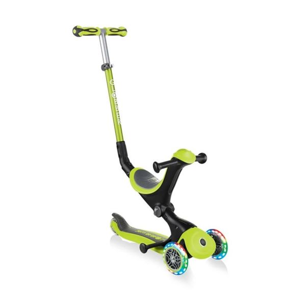 Globber Go Up Deluxe Işıklı Scooter - Yeşil