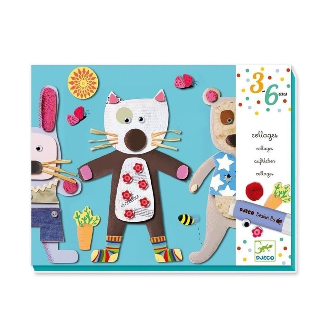 Djeco Kağıt Yapıştırma / Collages For Little Ones