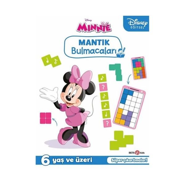 Disney Eğitsel Minnie Çıkartmalı Mantık Bulmacalar