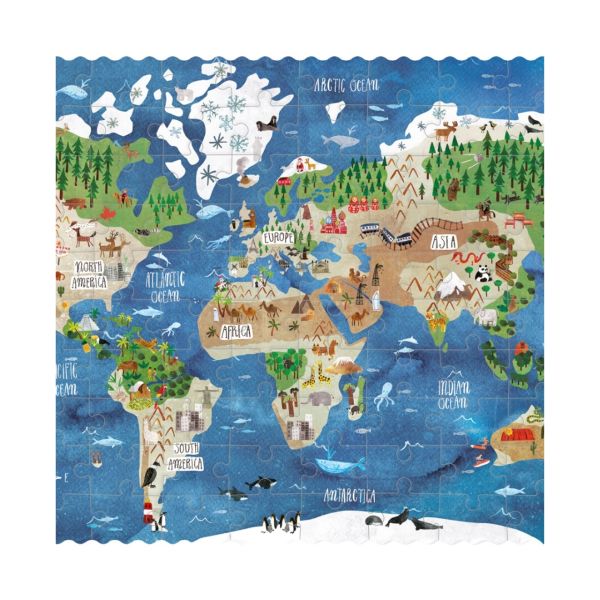 Londji Pocket Puzzle - Discover The World