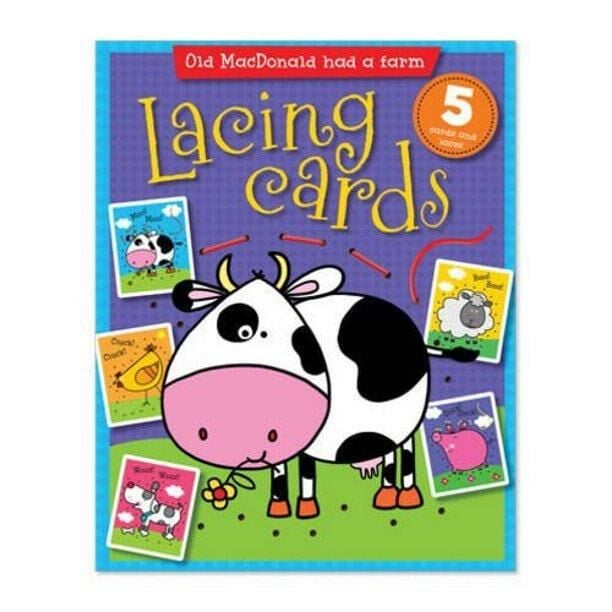 Old Macdonald Had A Farm Lacing Cards