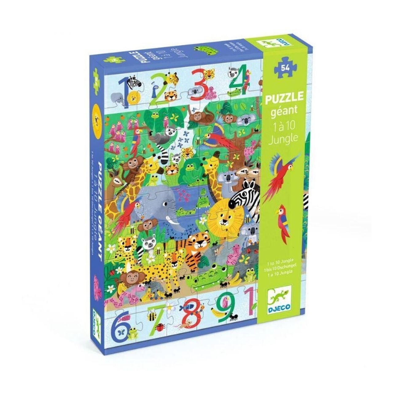 Djeco Dev Puzzle 54 Parça - Jungle