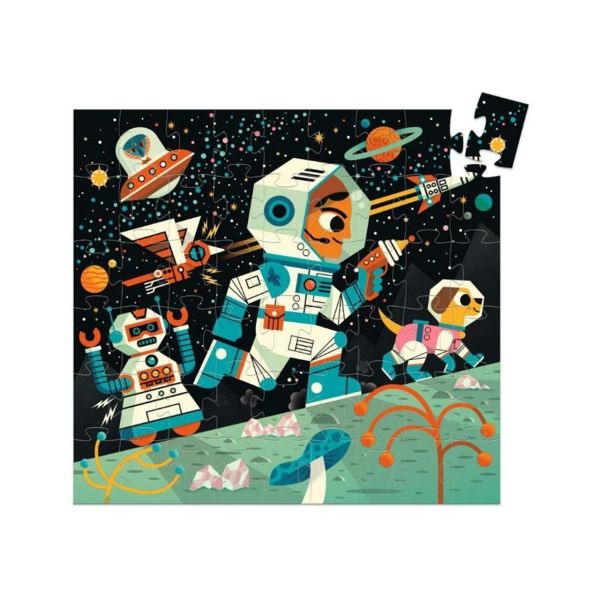Djeco Dekoratif Puzzle 54 Parça - Space Station