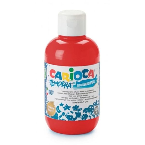 Carioca Guaj Boya Süper Yıkanabilir 250 ML - Kırmı