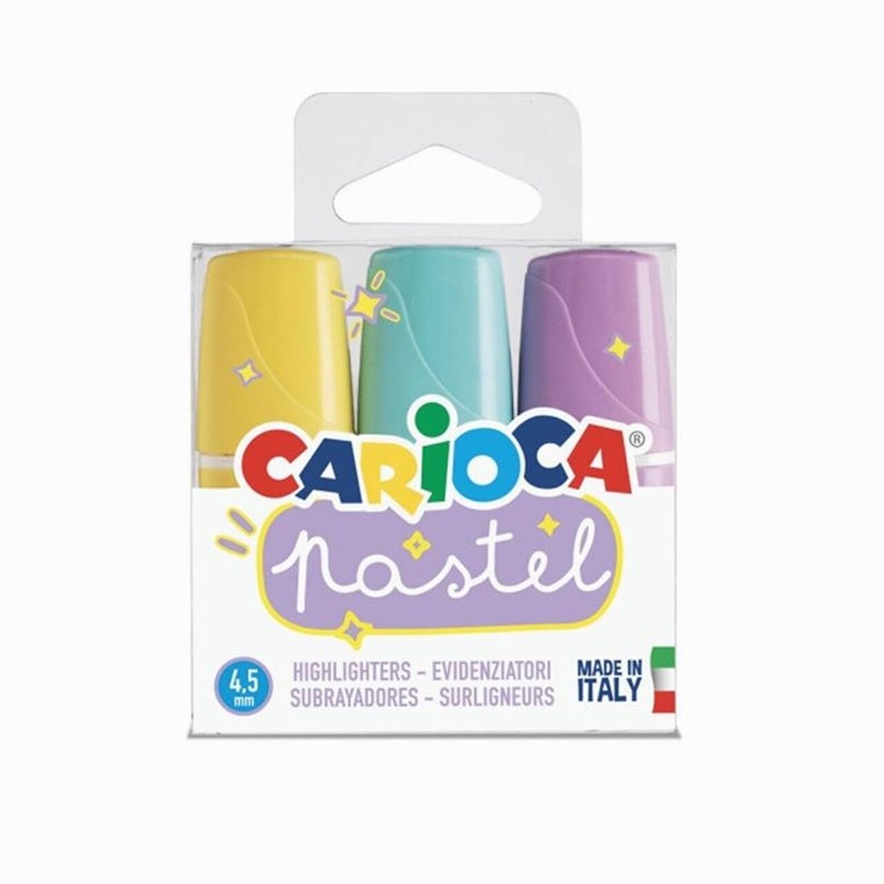 Carioca Pastel Renkler Mini İşaretleme Kalemi 3lü