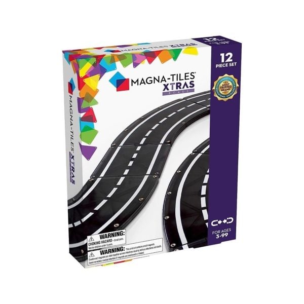 Magna Tiles Xtra Roads Yol Seti - 12 Parça