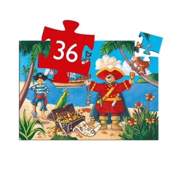 Puzzle 36 Parça/ The Pirate And His Treasure