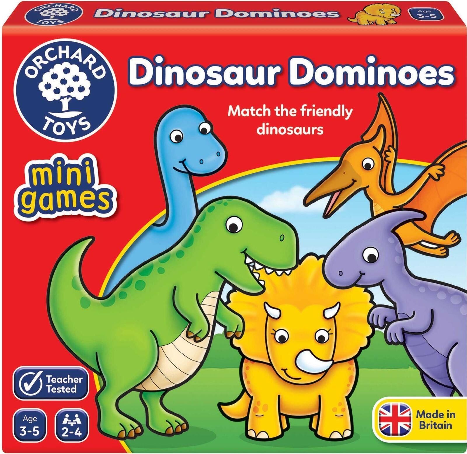 Orchard Dinosaur Dominoes 3 - 5 yaş