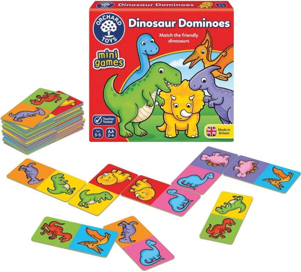 Orchard Dinosaur Dominoes 3 - 5 yaş