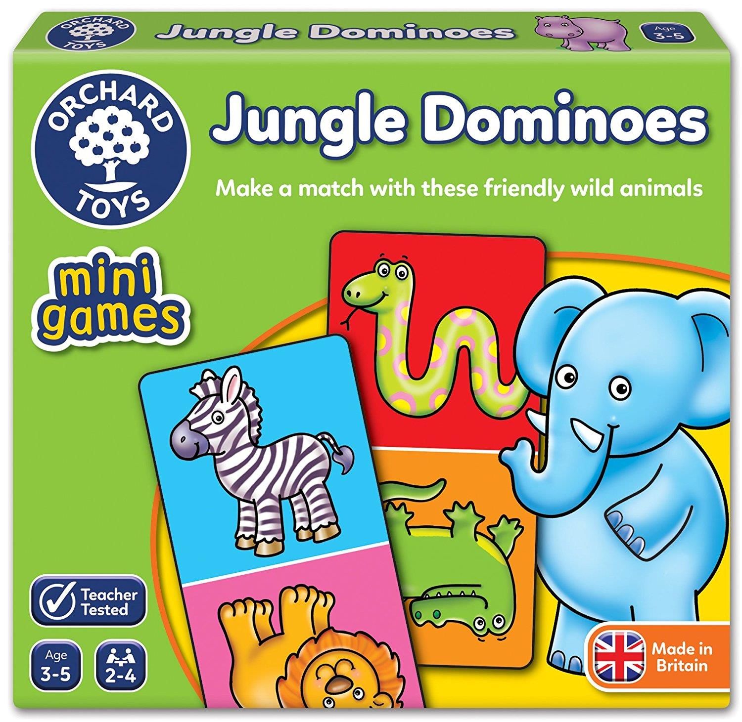 Jungle Dominoes 3 - 5 Yaş