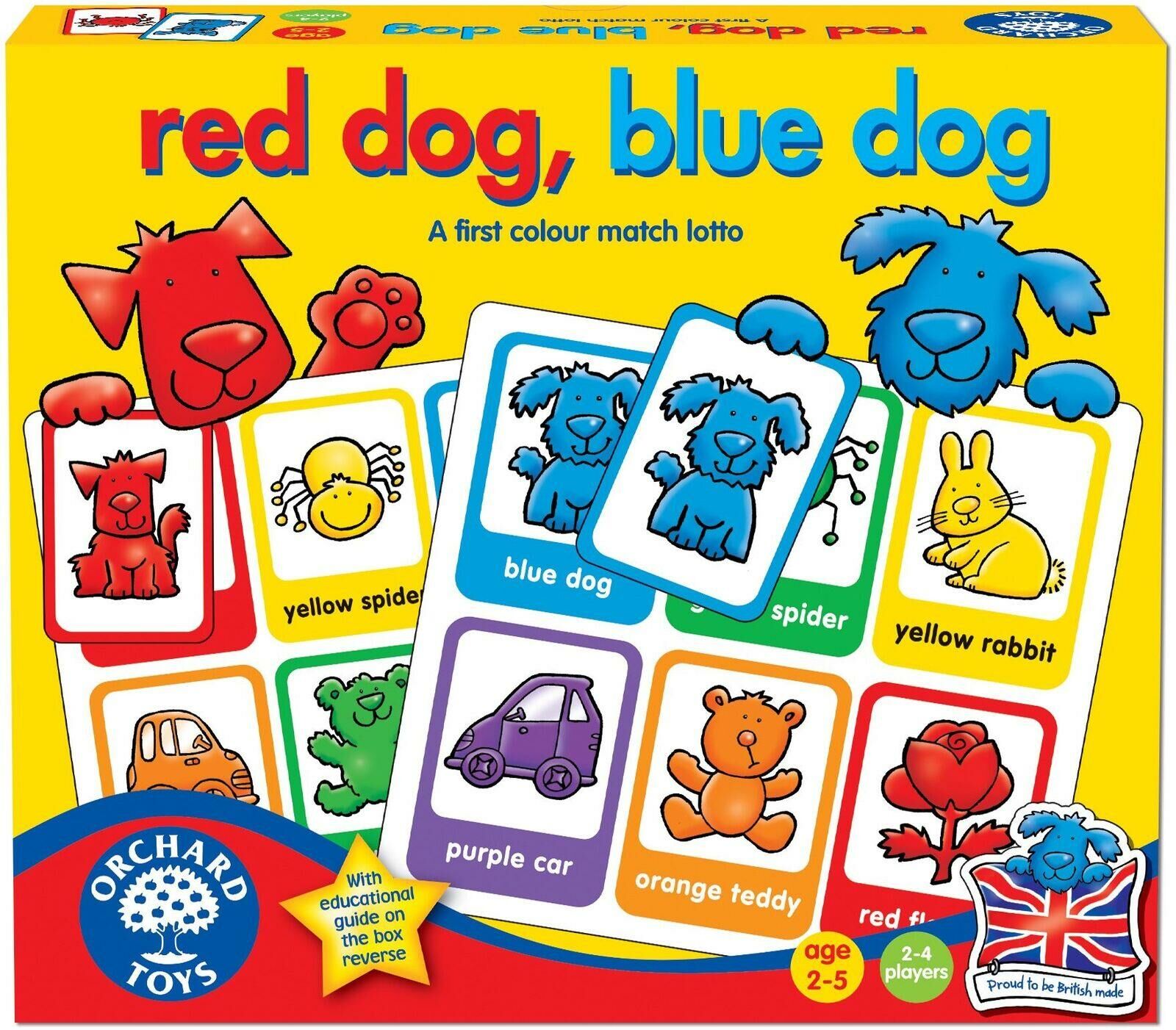 Orchard Red Dog Blue Dog Lotto Game 2 - 5 yaş