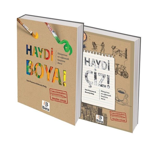 Haydi Boya Çiz Seti - 2 Kitap