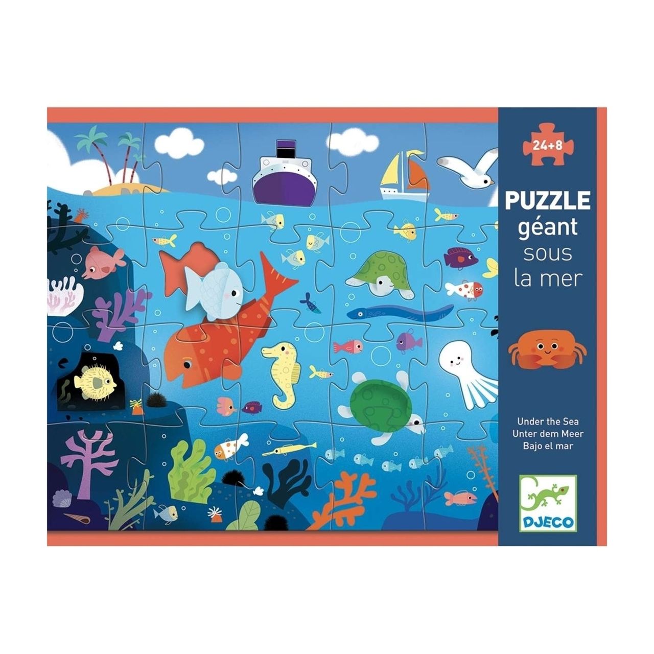 Djeco Dev Puzzle 24 Parça - Deniz Altı