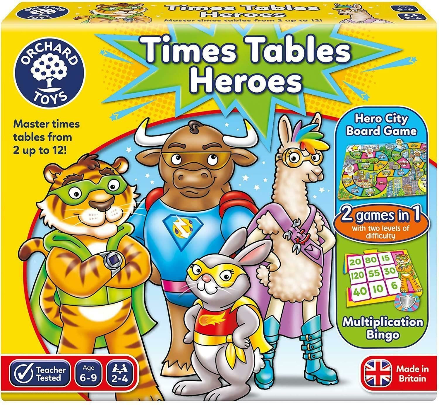 Orchard Times Tables Heroes 6 - 9 Yaş