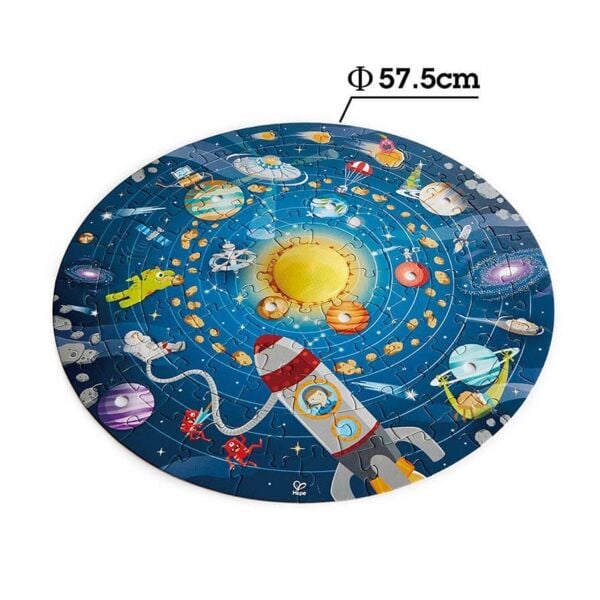 Hape Puzzle Güneş Sistemi Yuvarlak Yapboz